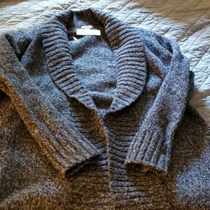 NWT ll bean classic wool raglan open cardigan